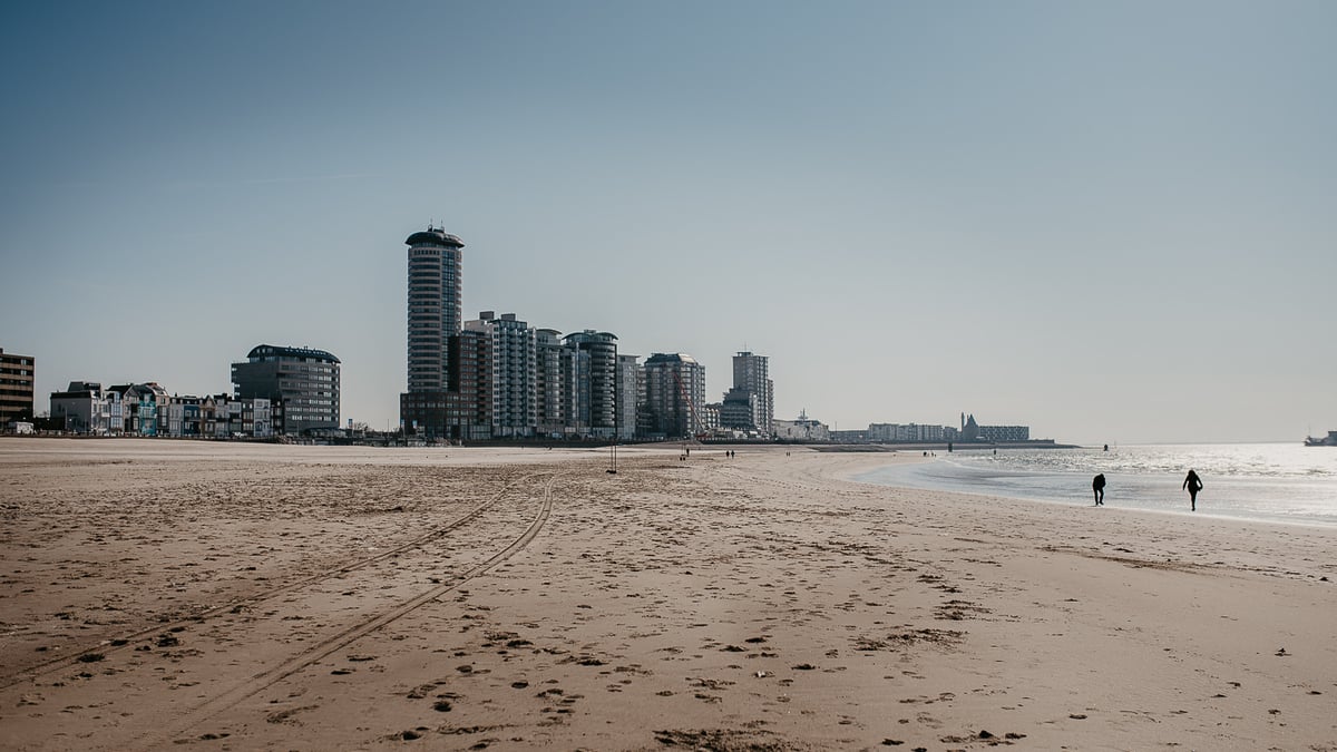 Het strand van Vlissingen 