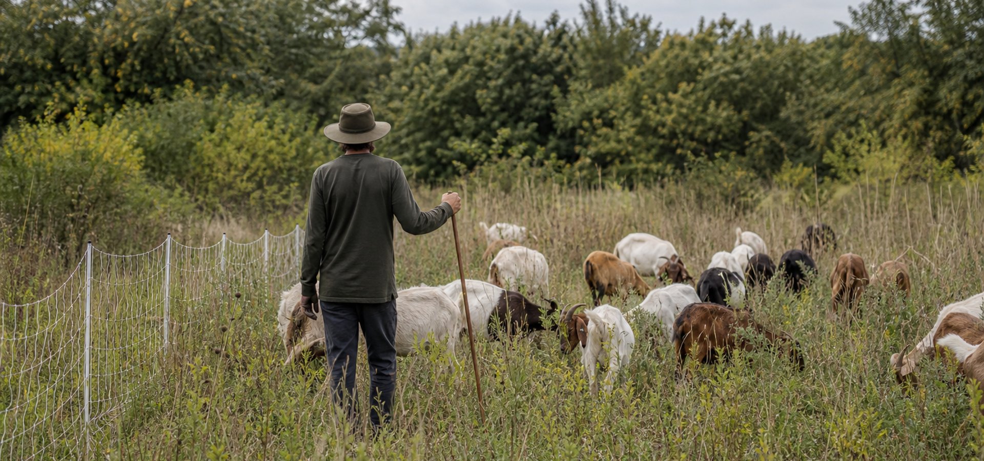 Goat grazing for overgrown sites near Bristol