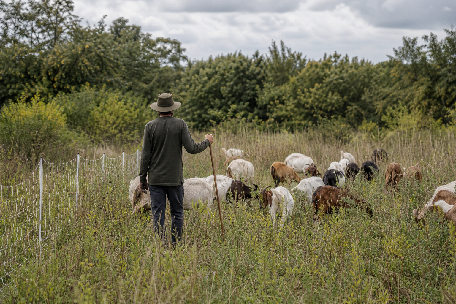 Goat grazing for overgrown sites near Bristol