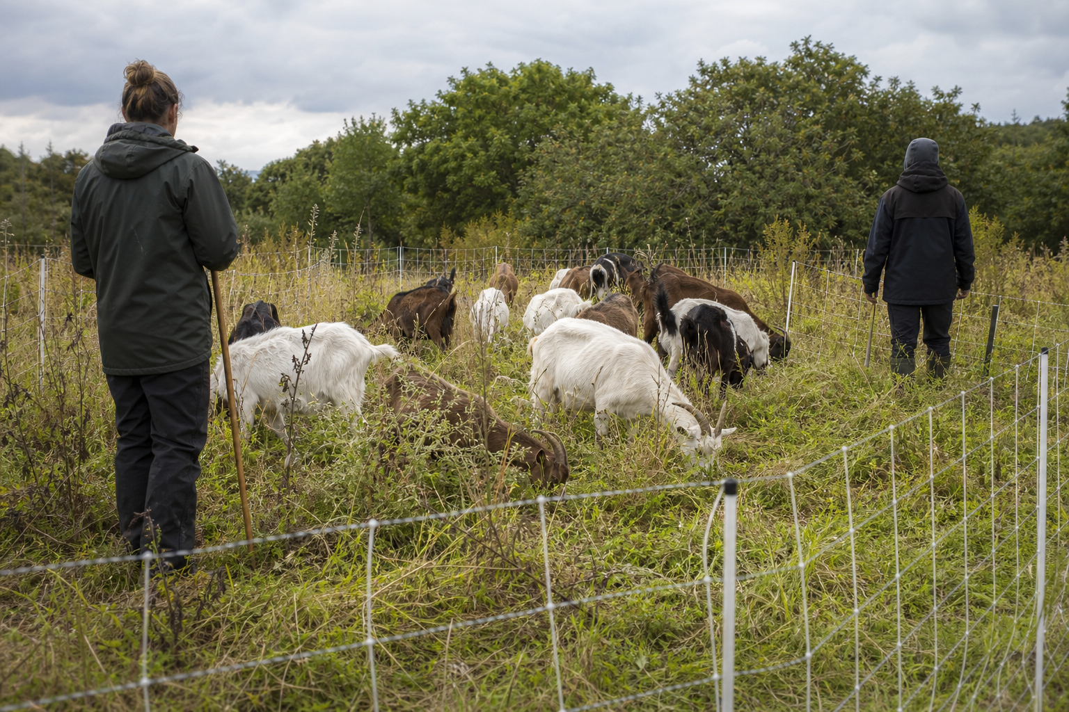 Goat grazing for overgrown sites near Bristol